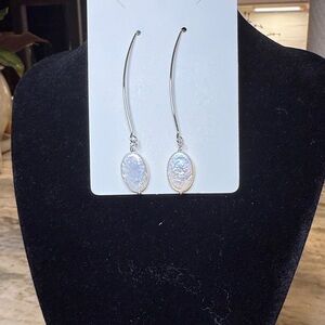 Elegant Silver Drop Earrings